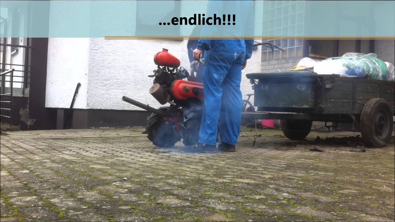 Hako Hakorette Baujahr 1963 erster Start nach 20 Jahren in HD - first run after 20 years