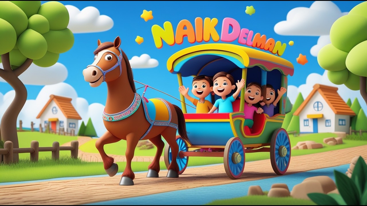 NAIK DELMAN - LAGU ANAK TRADISIONAL – NURSERY RHYMES POPULER | Family Kids