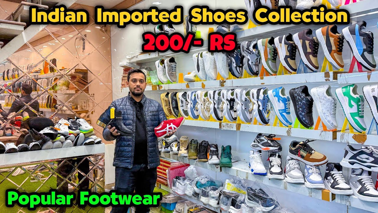 Indian Imported Shoes😍🤯| Machine Made Shoes | Delhi Shoes Market | Shoes Wholesale Market In Delhi