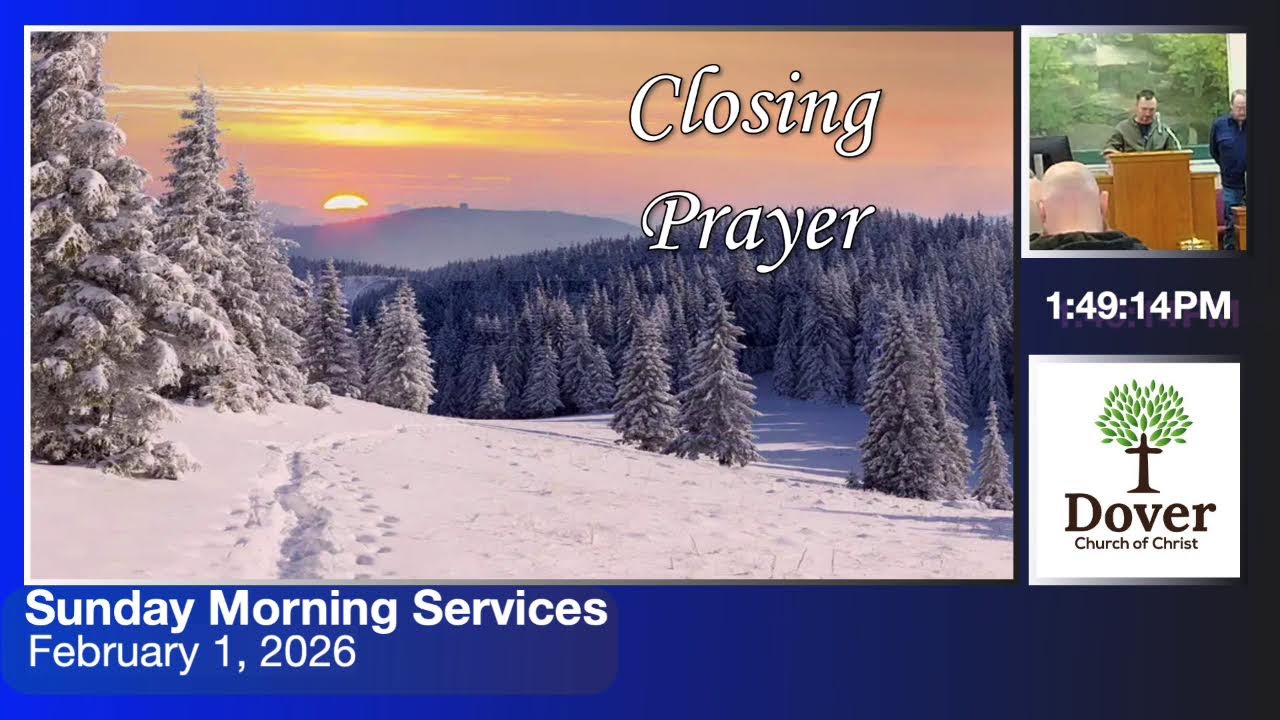 Dover Church of Christ Services for February 1st