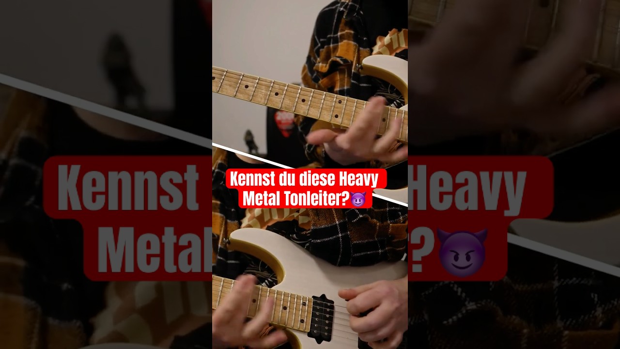 Die beste Tonleiter f&uuml;r Metal &ndash; Kling sofort brutaler! 🔥#metal #gitarre
