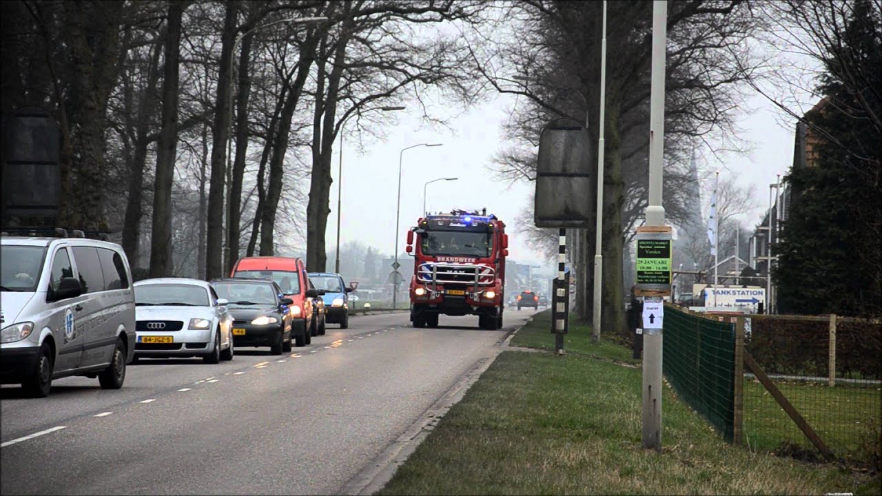Brandweer Vorden komt ter plaatse bij treinongeval in Vorden