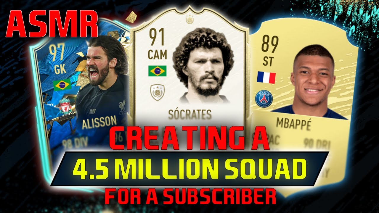 Building a Subscriber's 4.5 MILLION SQUAD! (ASMR)