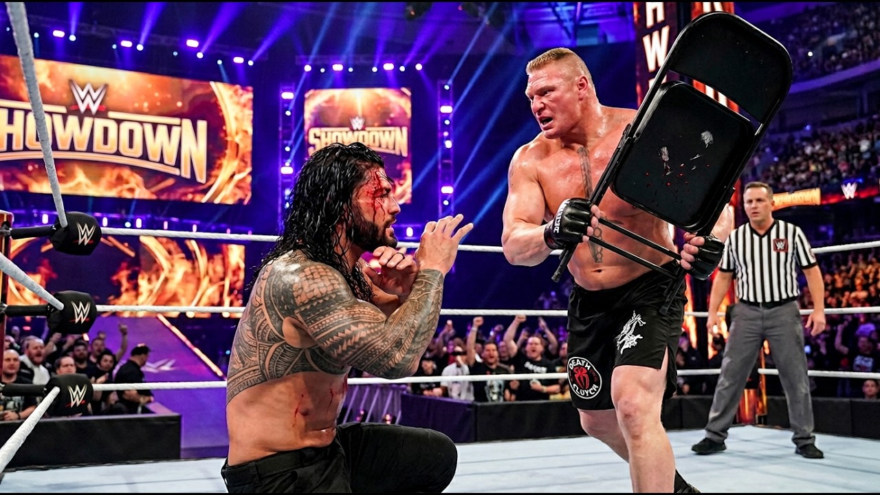 WWE 2K25 - Brock Lesnar vs. Roman Reigns | No Holds Barred Match | PS5™ Pro [4K60]