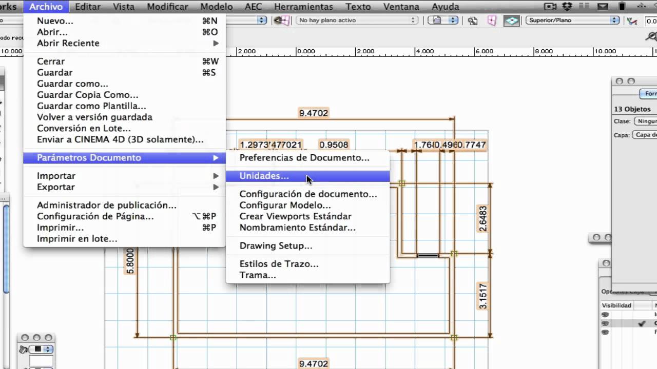 RV - 041 - Acotaciones Automaticas en Vectorworks