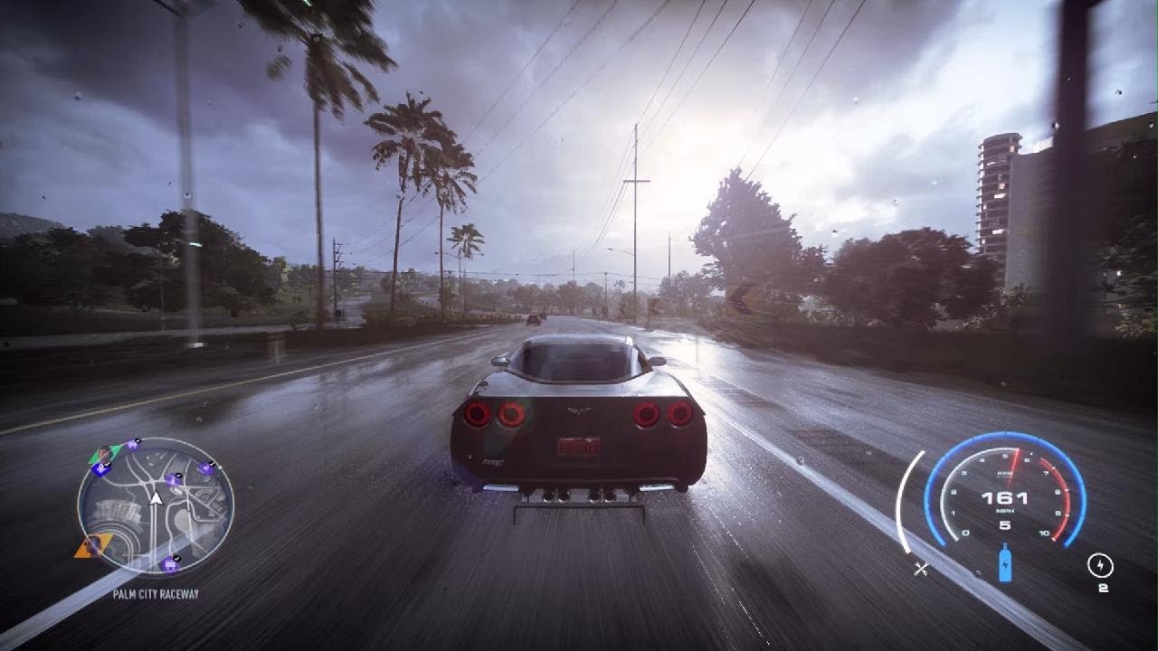 Checking out my cars in Need for speed after months