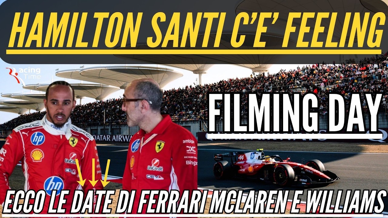 🚨FILMING DAY ecco le DATE - HAMILTON SANTI C'E' FEELING😉 - DEFLETTORE... Presto ARRIVA...