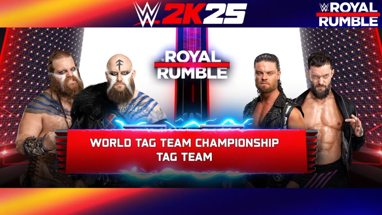 WWE 2K25: ROYAL RUMBLE 2026 | WORLD TAG TEAM CHAMPIONSHIP | SIMULATION
