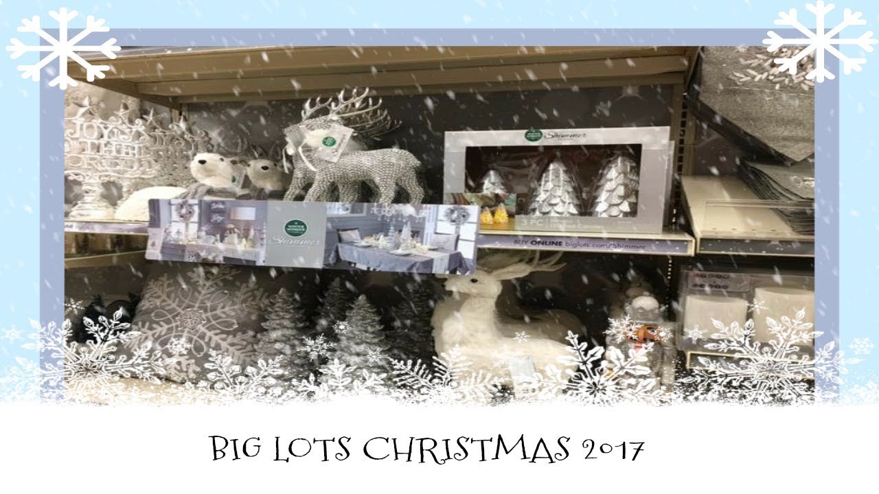 Christmas Decor Shopping at Big Lots! 2017