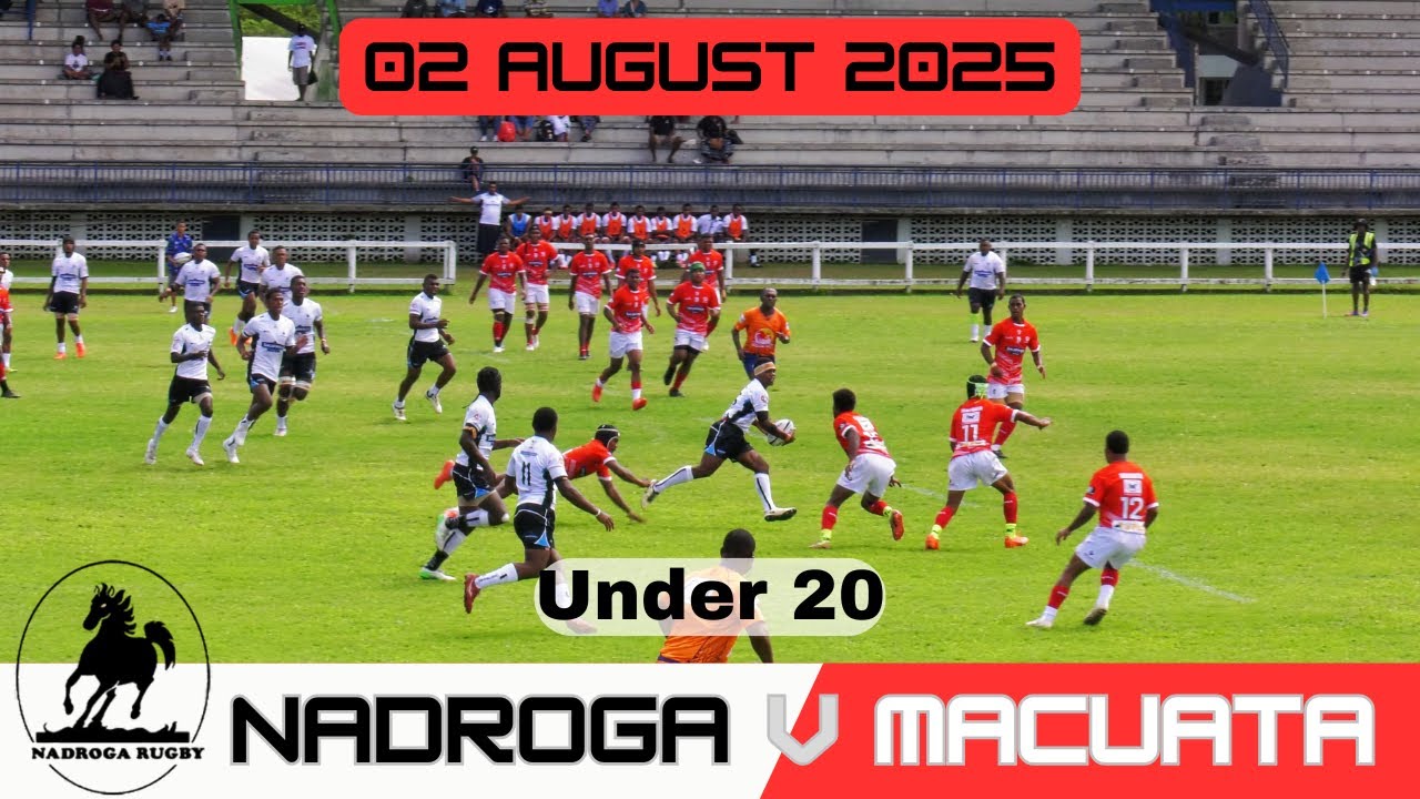 Under 20 - Nadroga v Macuata Rugby - 2nd August 2025 - Lawaqa Stadium 