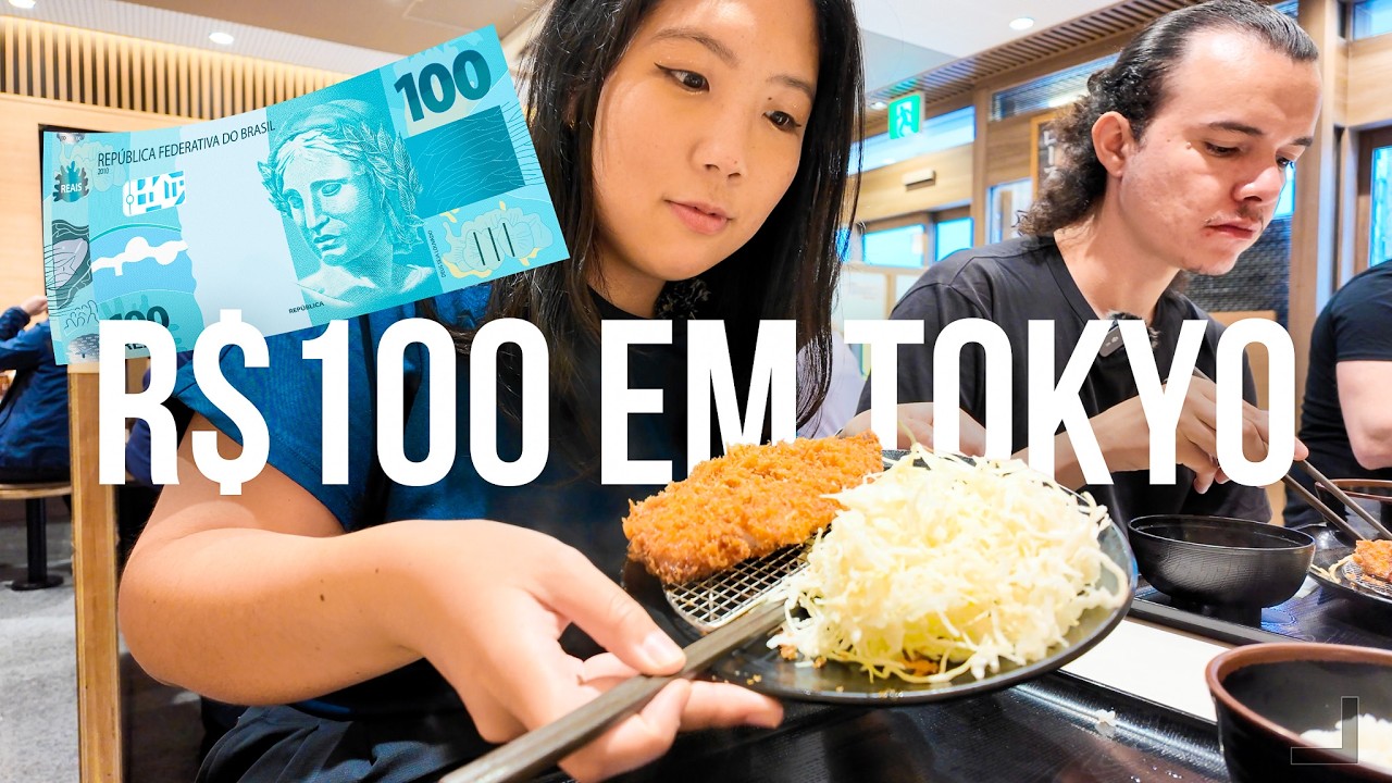 Um dia inteiro em Tóquio com apenas R$100! Será que conseguimos?