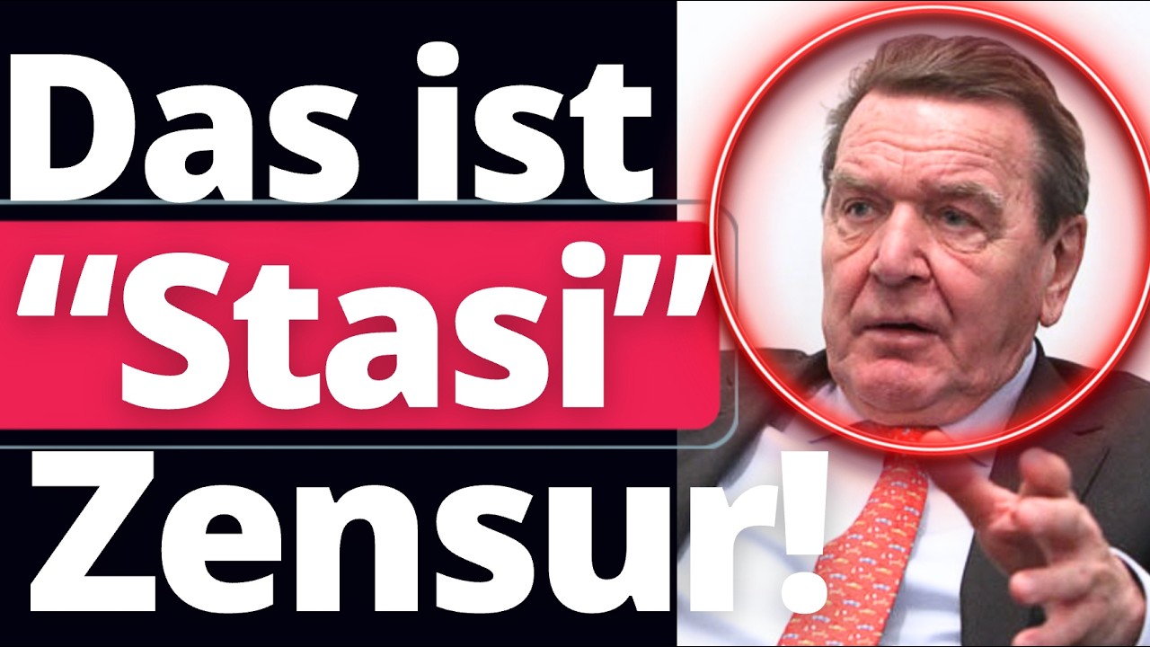 Gerhard Schröder zerlegt die gesamte Bundesregierung! 