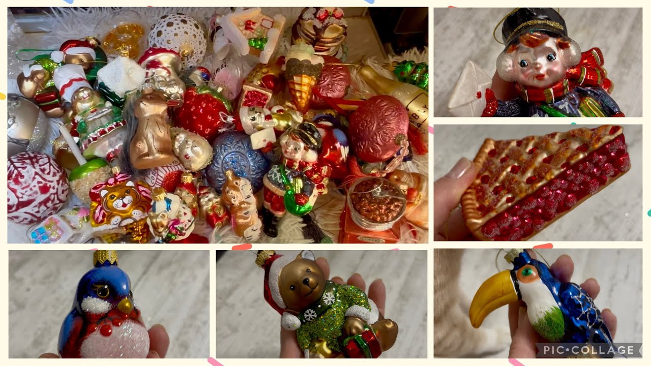 Моя Коллекция Стеклянных Елочных Игрушек🎄