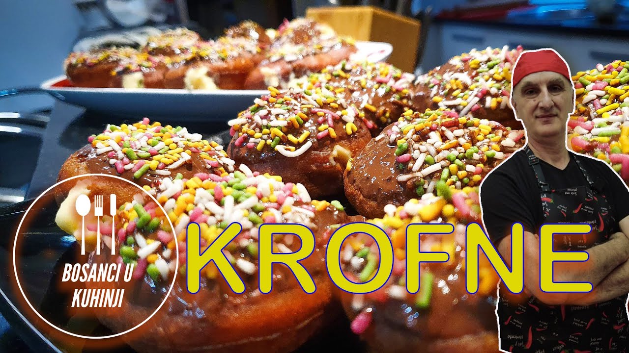 PUNJENE KROFNE - PRAVA POSLASTICA