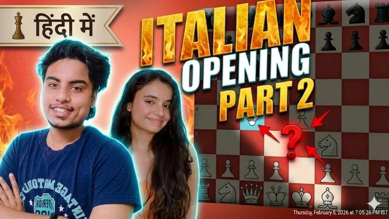 Italian Opening Part 2 @dipikachawhan #vishalchess 
