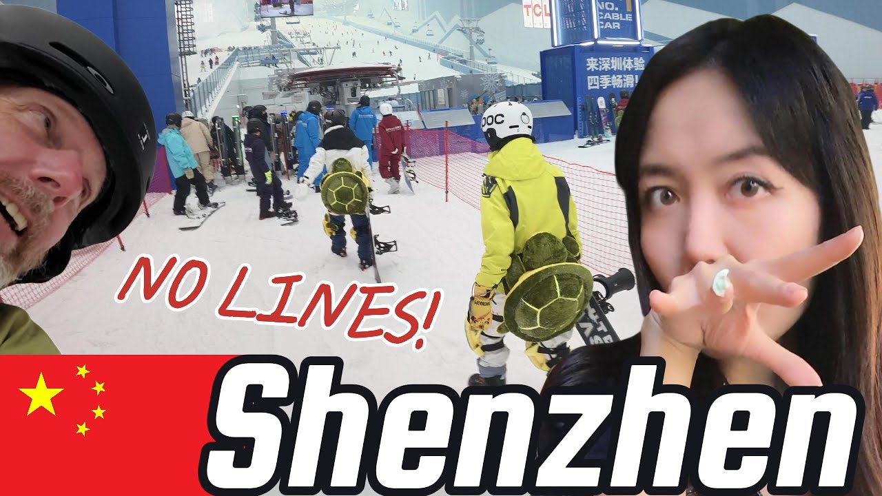 МАЛЕНЬКИЕ ТОЛПЫ: Путеводитель для туристов Гонконга по гигантскому крытому горнолыжному курорту в...