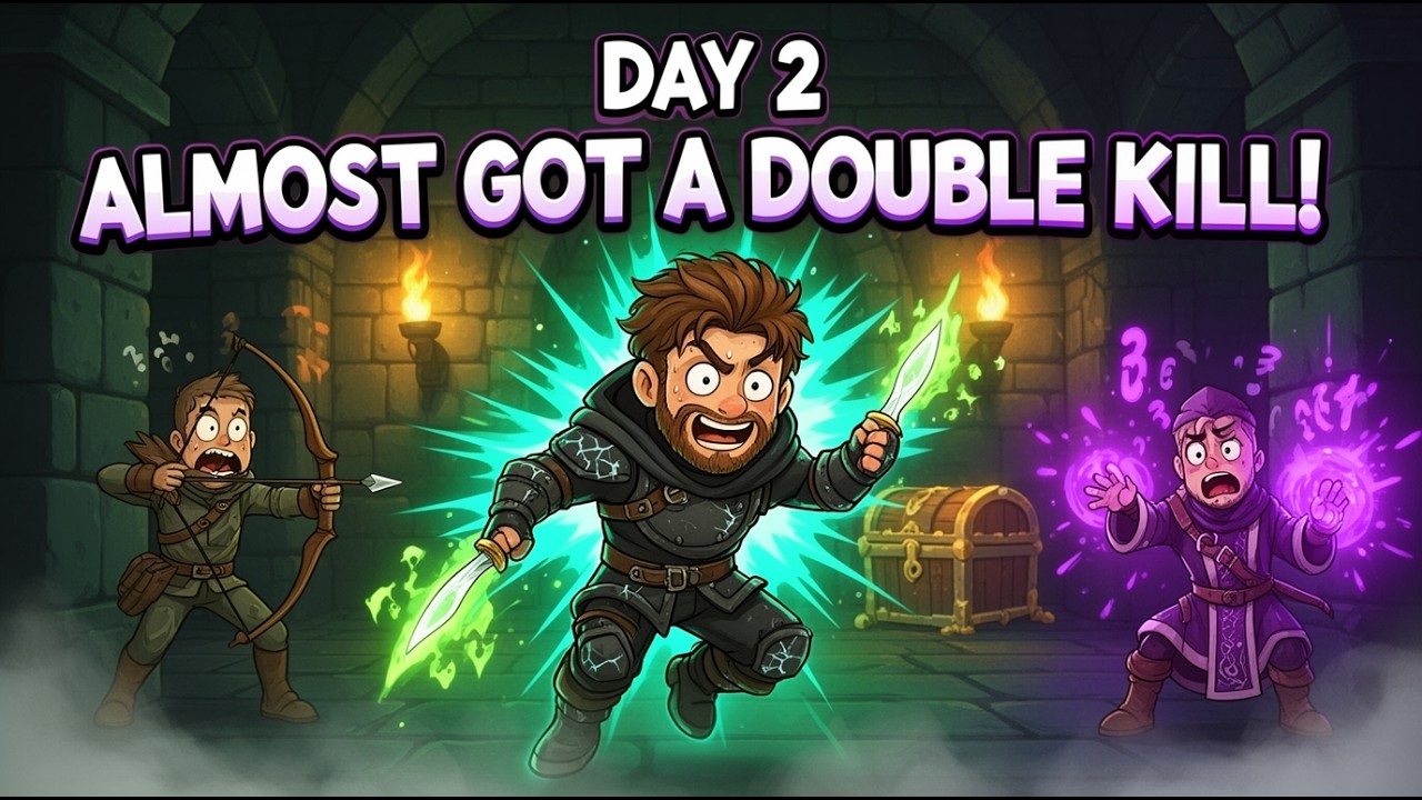 DAY 2 ¦ Almost Got A Double Kill! #DarkAndDarker #rogue