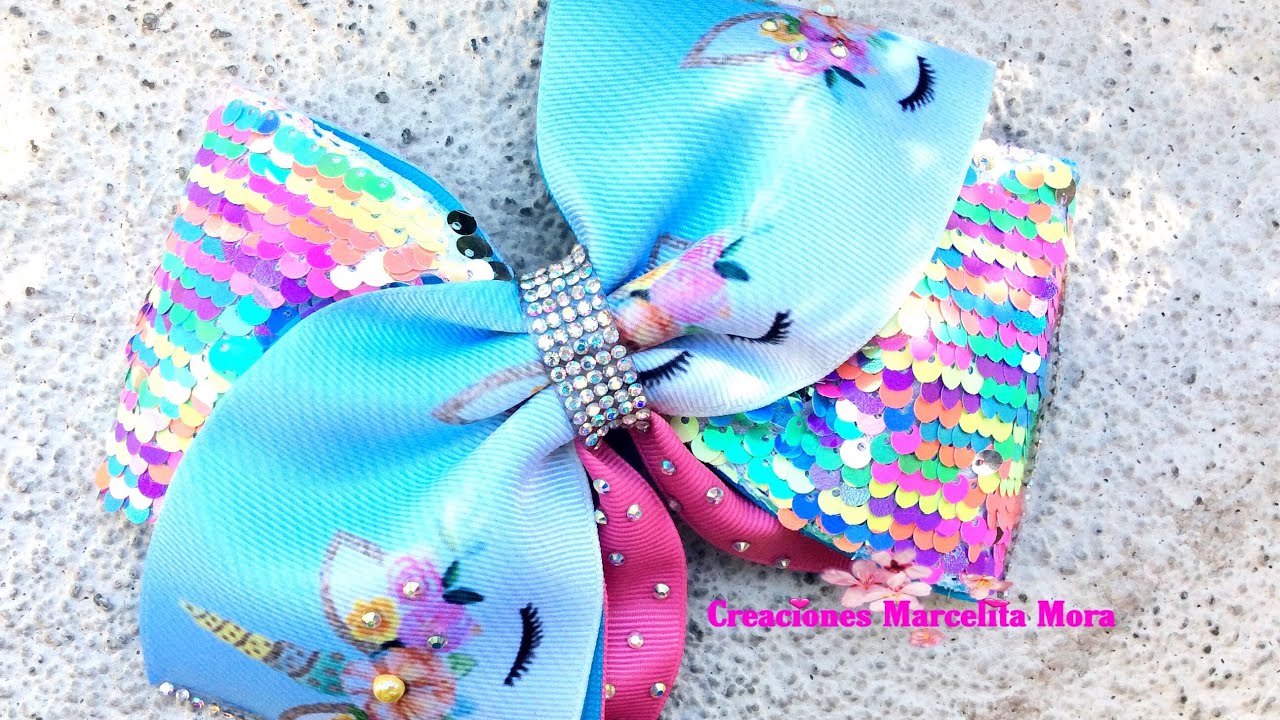 DIY/ MOÑO CRUZADO CON LISTÓN LENTEJUELA