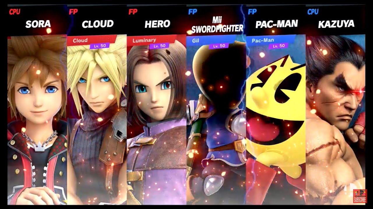 Super Smash Bros Ultimate Amiibo Fights – Sora & Co #92 Square vs Namco