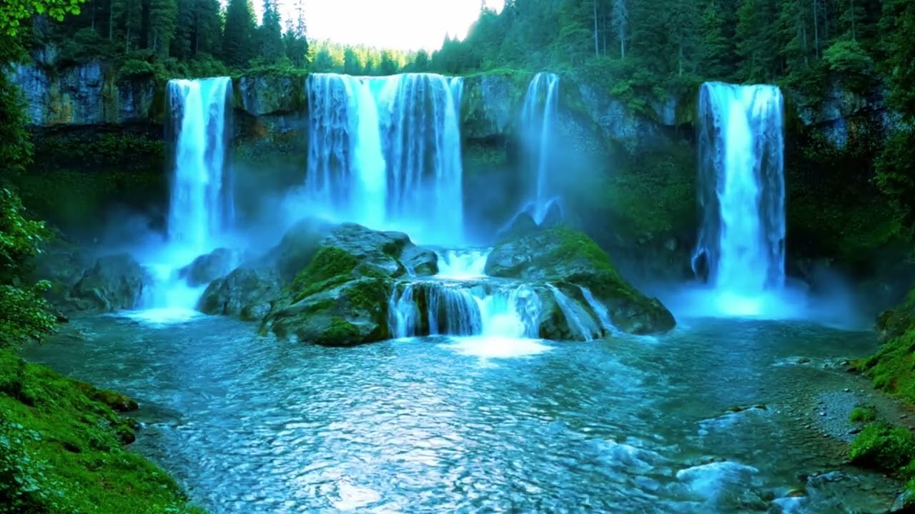 ГЛУБОКИЙ СОН ГАРАНТИРОВАН 🌿 Кристально чистые водопады природы