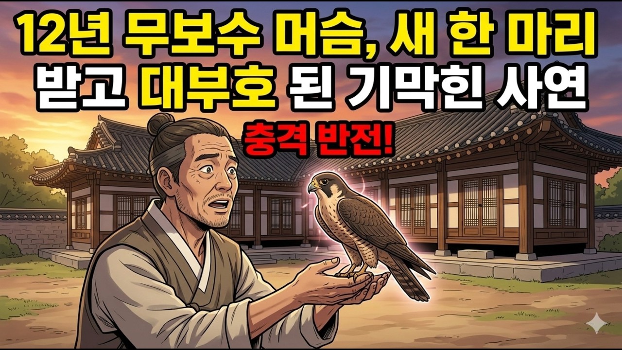 12년 품삯 대신 '송골매 한 마리' 받고 쫓겨난 머슴이 대부호가 된 기막힌 사연ㅣ 민담·야담·설화·전설·오디오북·옛날이야기