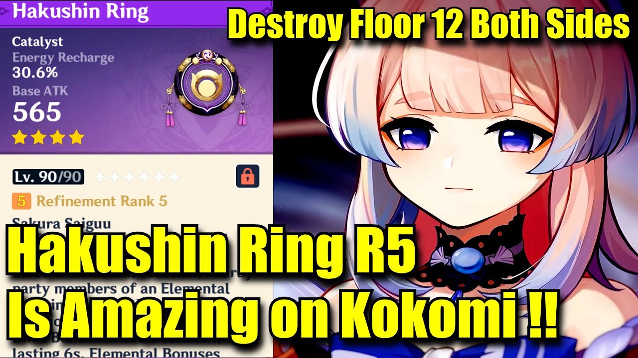 Hakushin Ring R5 is Amazing on Kokomi - Destroy Floor 12 Both Sides (Electro Charged Team)