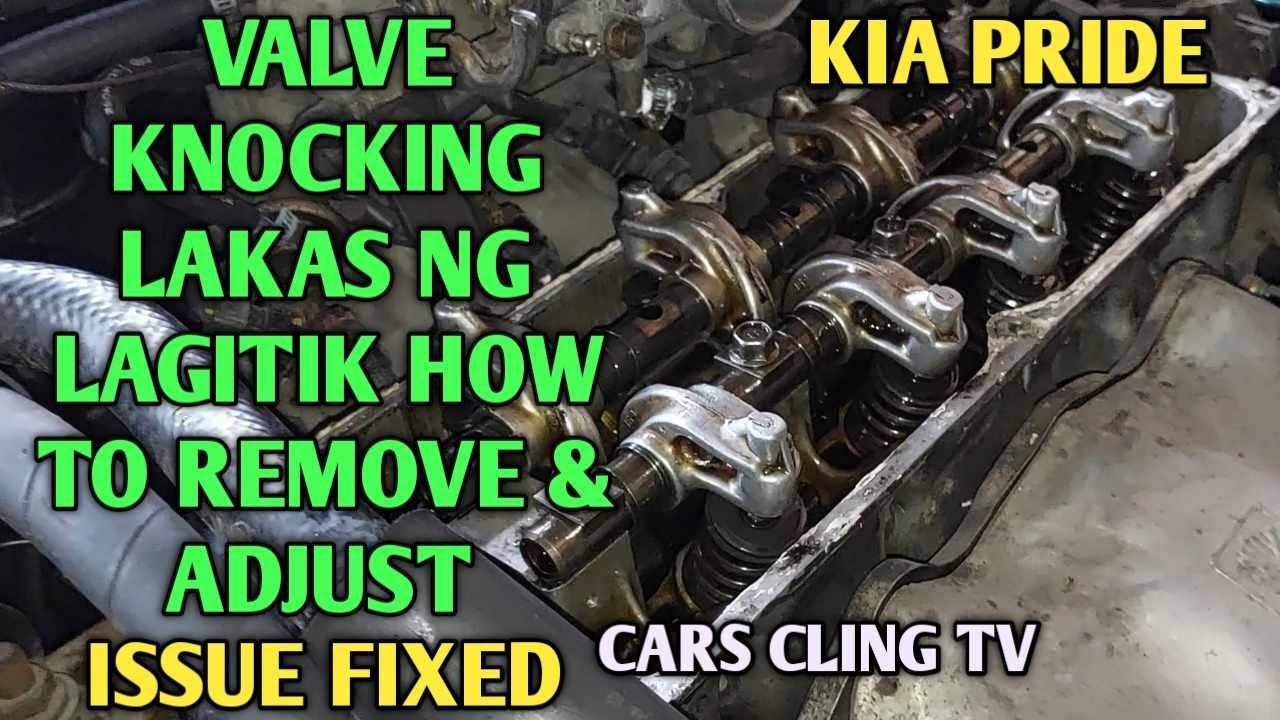 KIA PRIDE ROCKER ARM VALVE SLASHER TAPPING KNOCKING ISSUE FIXED / ADJUSTMENT TOTURIALS