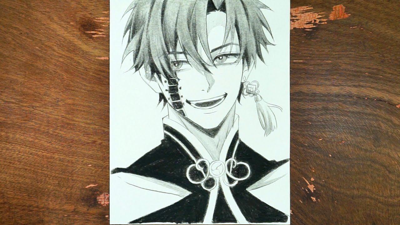 Qin Shi Huang Pencil Drawing Tutorial | Easy Historical Character Sketch