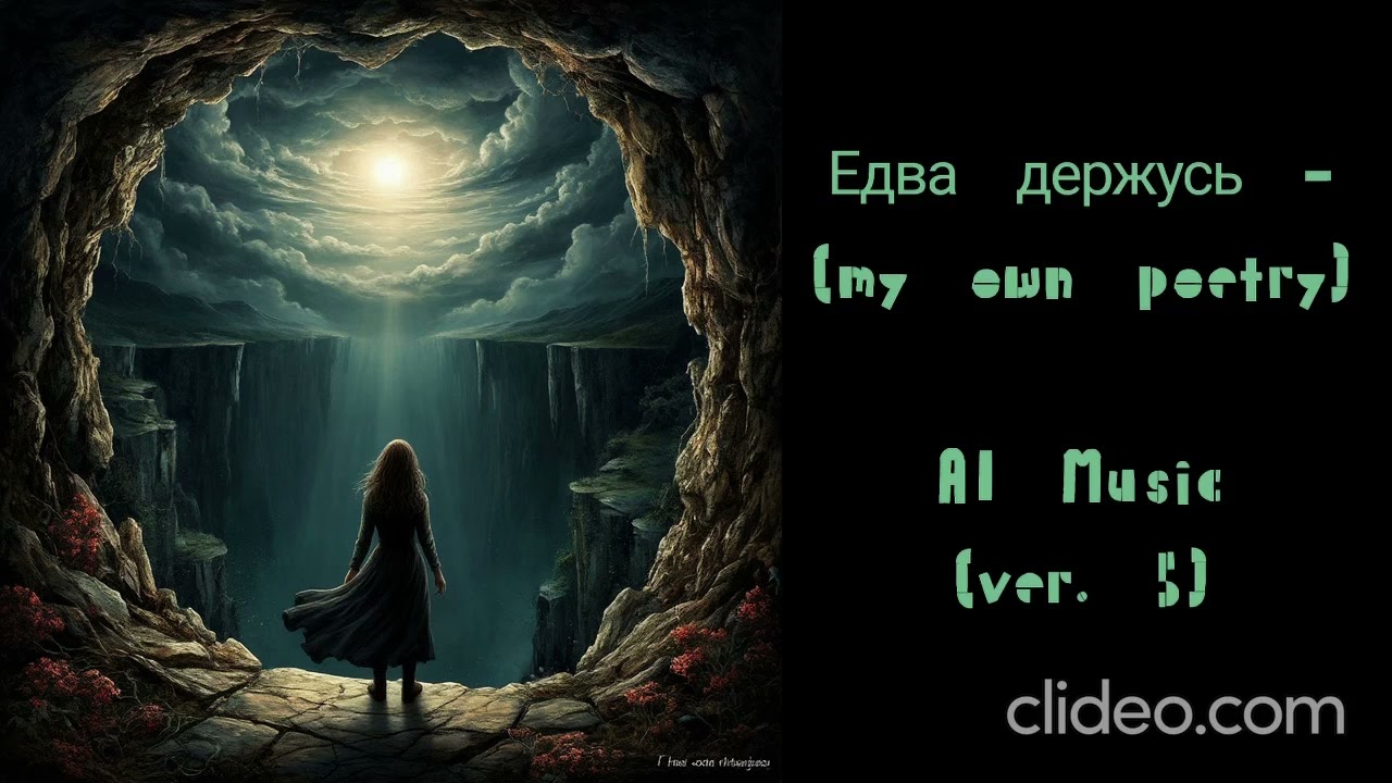 Едва держусь (my own poetry) - AI Music (ver. 5)