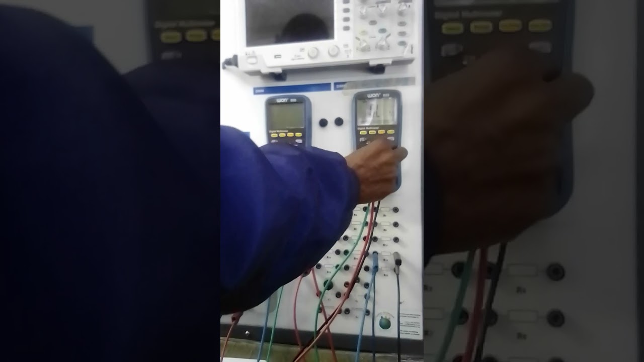VUT PANEL (ELECTRICAL ENGINEERING). Verifying ohm's law