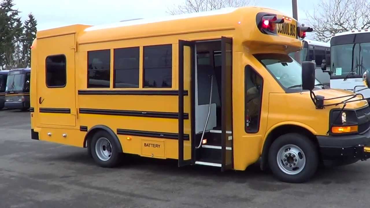 Northwest Bus Sales - NEW 2014 Chevrolet Starcraft Quest Type A Wheelchair School Bus - B13122