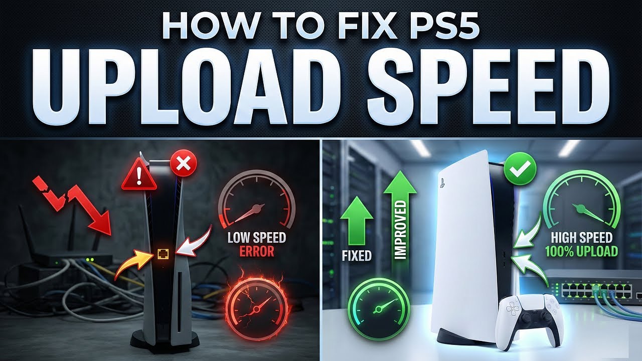 How to Fix PS5 Upload Speed