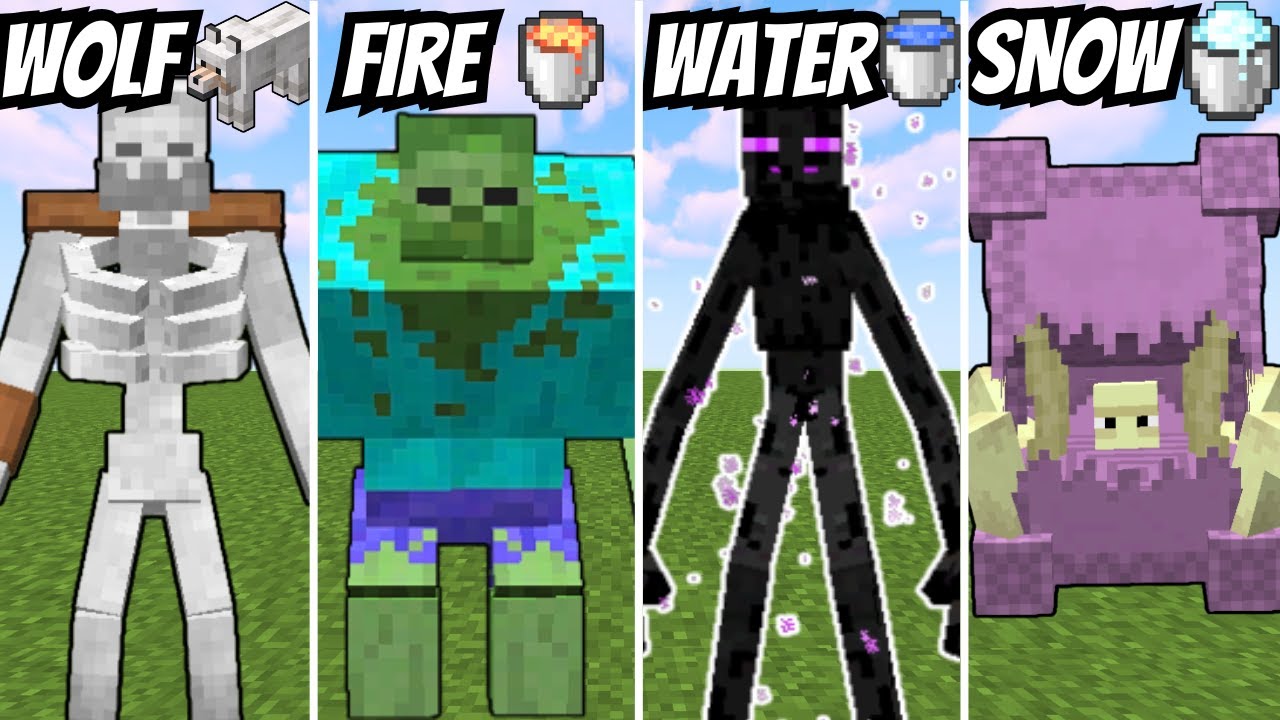 WHAT IS THE WEAKNESS OF ALL MINECRAFT MUTANT MOBS?