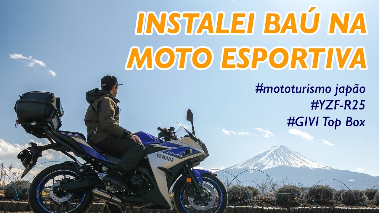 Monte Fuji, nova PCX 160 e Top Box Givi - Ep.62 YZF-R25 R3