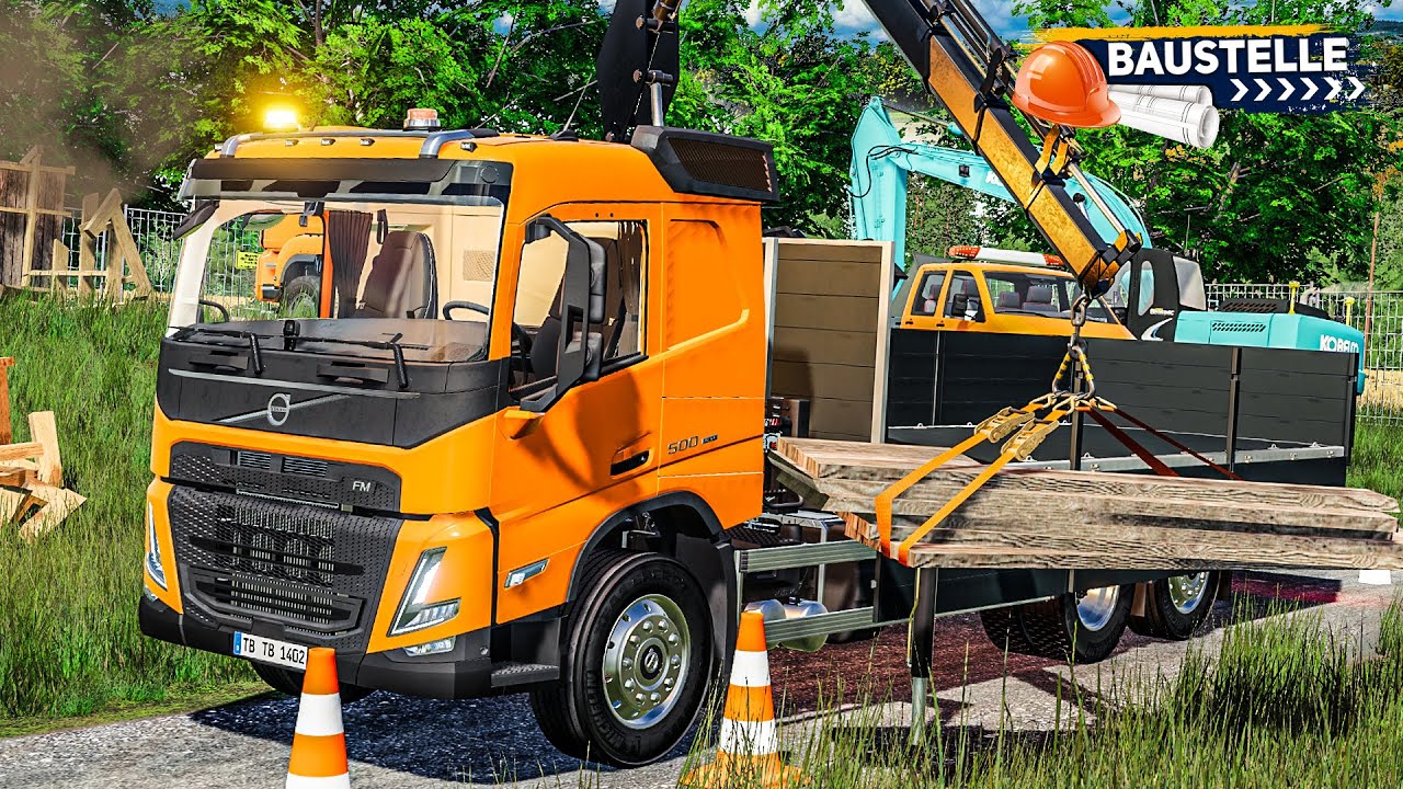 LS19 BAUSTELLE: Abriss und Abtransport: HOLZHAUS wird demontiert 2/3 | Farming Simulator 19
