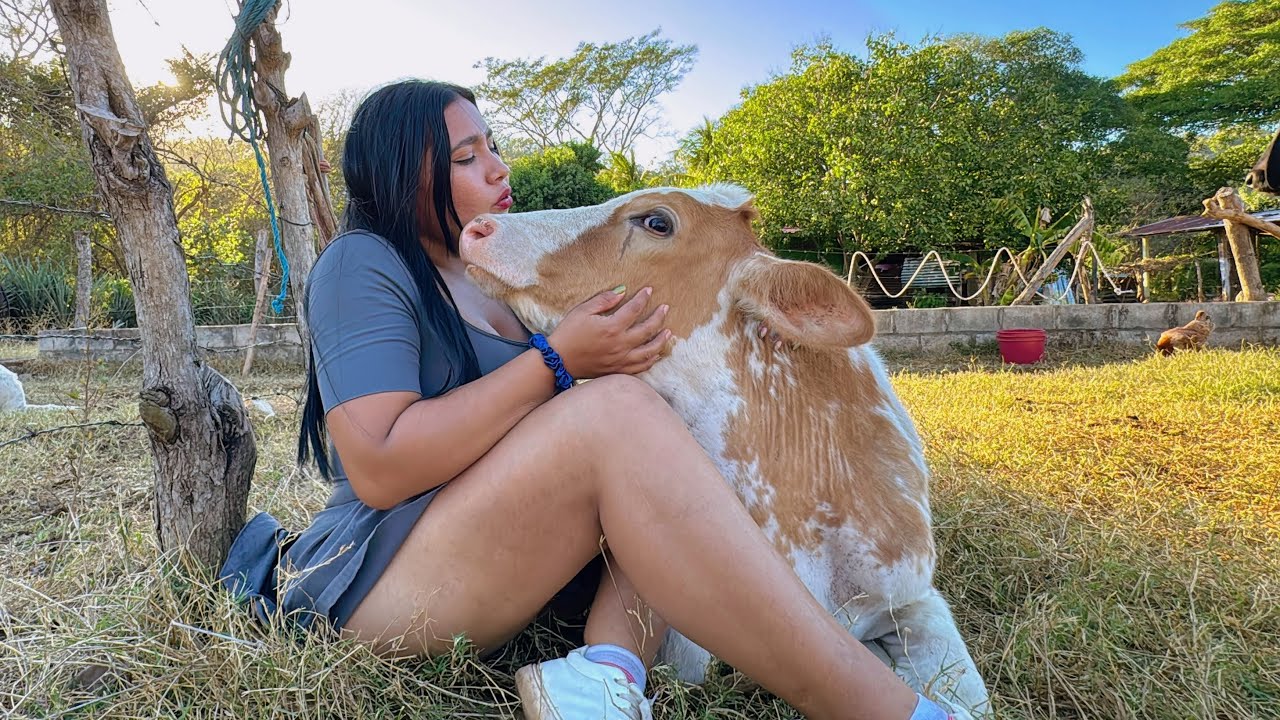 Un tarde cuidando a mis pequeñas en el RANCHO 🐄
