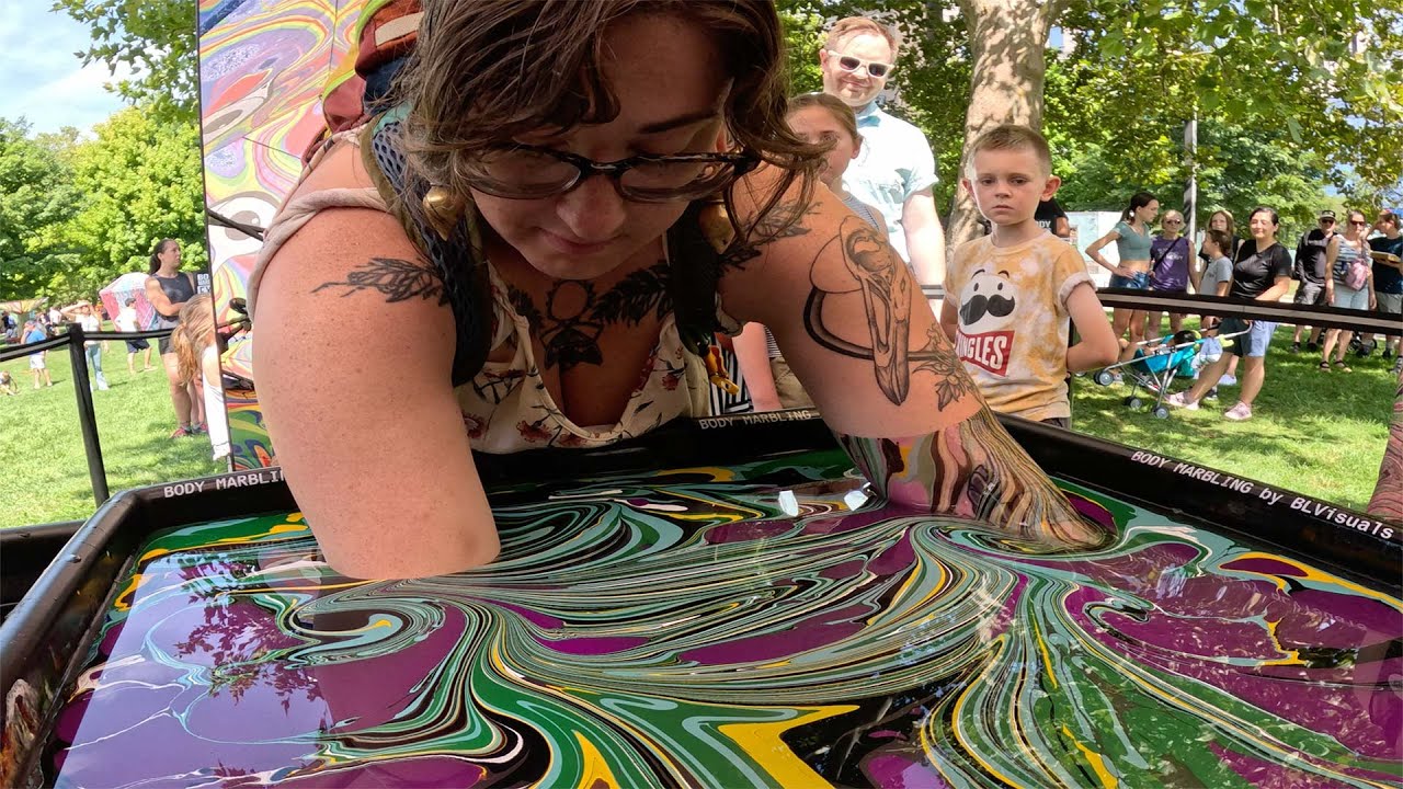 Body Marbling Dip by BLVisuals at Return to the River Festival 231