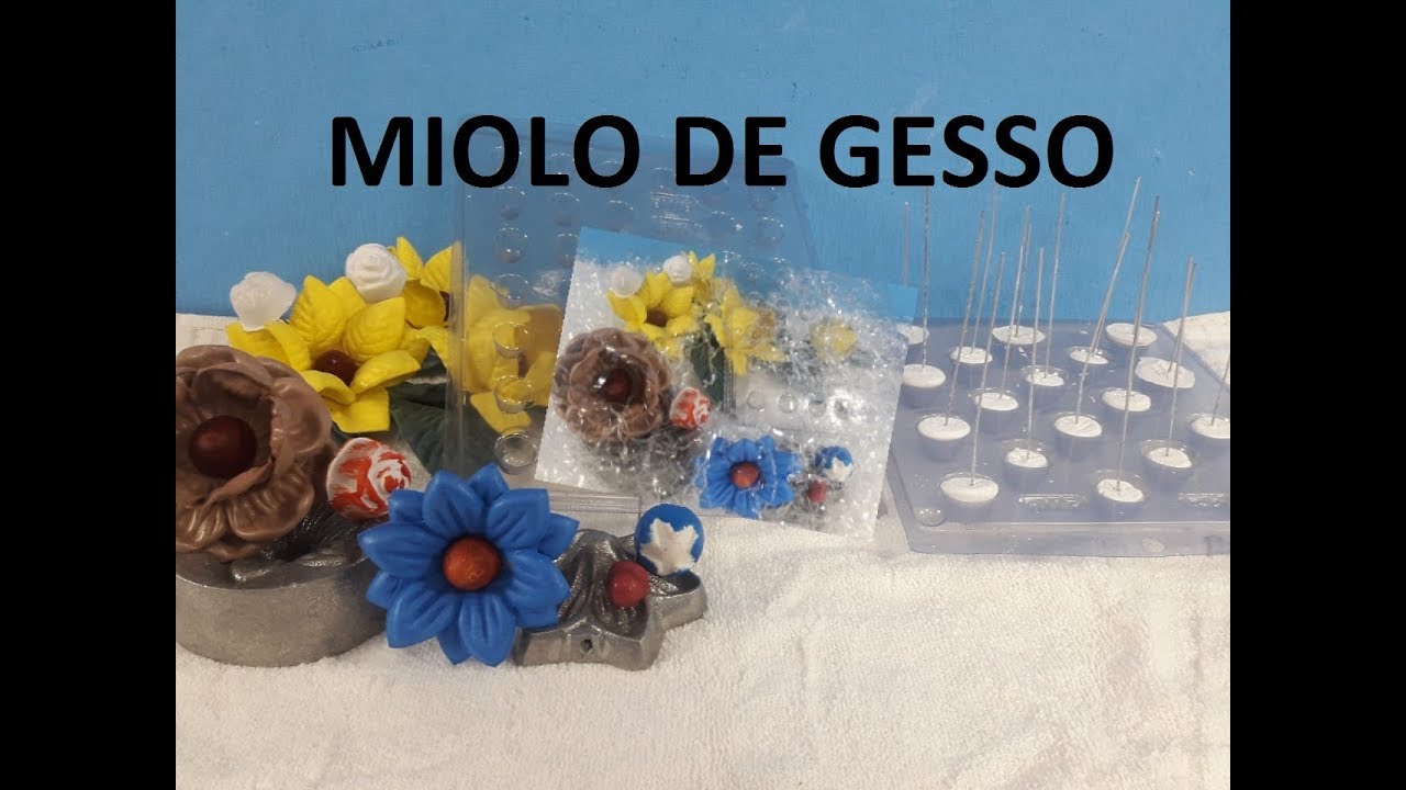 MIOLO DE GESSO PARA FLORES #58