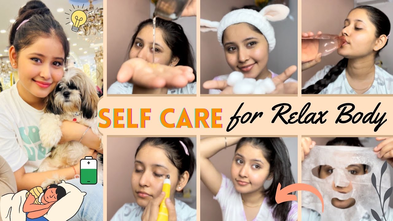 Night Care Routine For Relaxed Body and Mind ✨Get Glowing Skin Overnight🧘🏻‍♀️