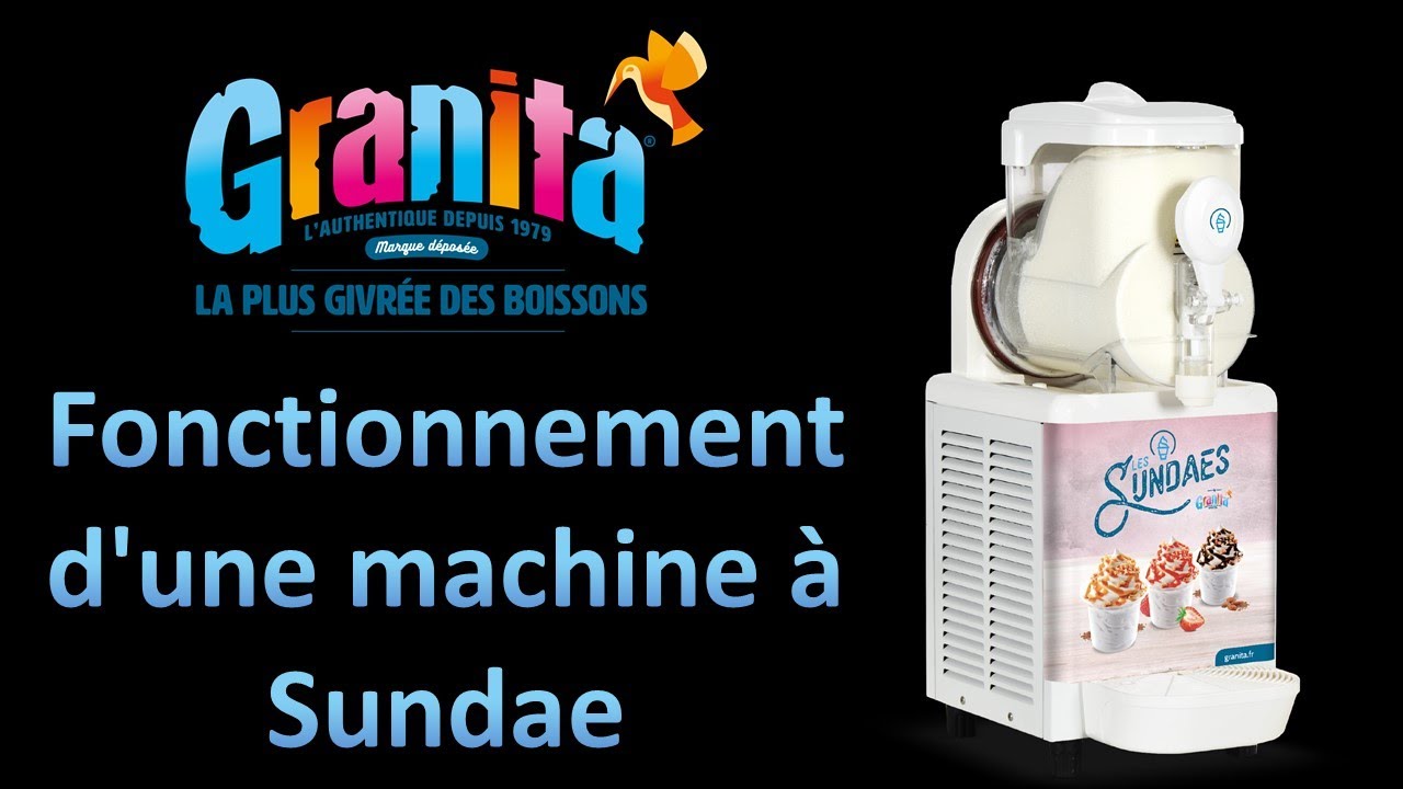 Fonctionnement d'une machine G5 Sundae / Frozen Yogurt - GRANITA®