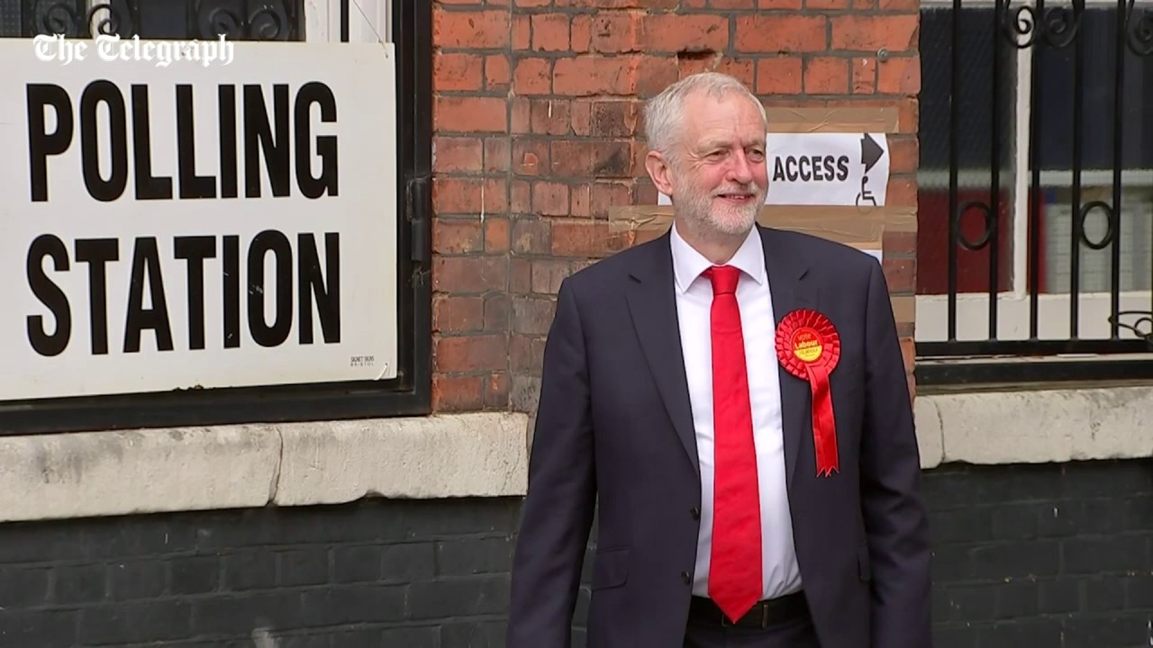 Party leaders cast their vote