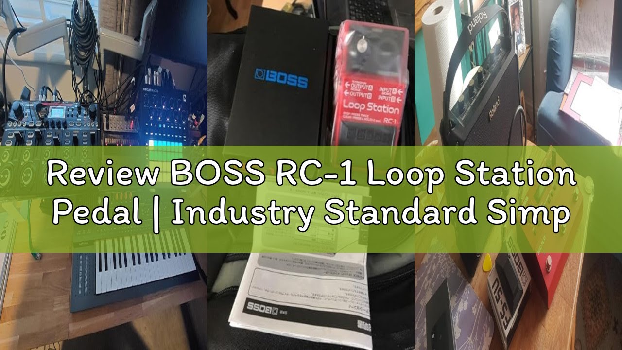 Review BOSS RC-1 Loop Station Pedal | Industry Standard Simple Looper for Guitar, Bass, Keyboards &