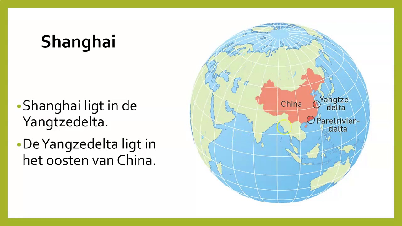 Aardrijkskunde 4 mavo bevolking en ruimte: Les 11 De groei van Guangzhou en Shanghai