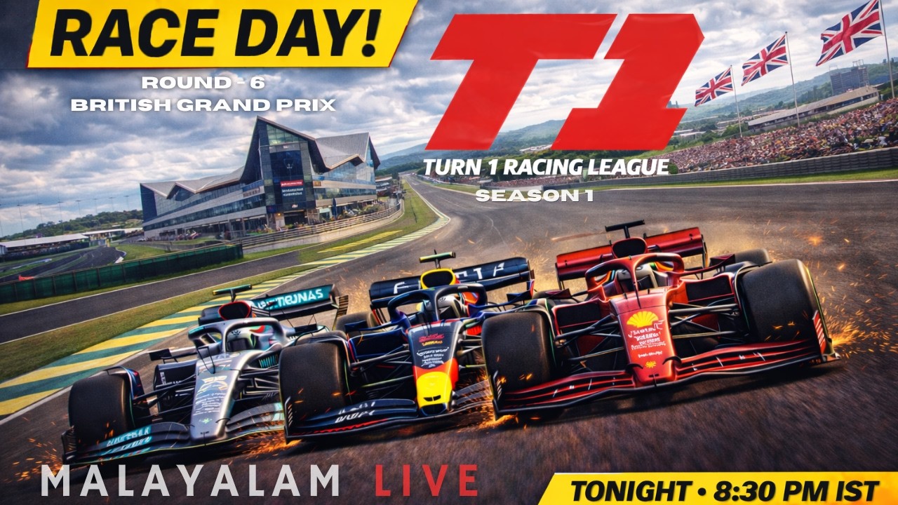 F1 25 Malayalam Turn 1 Season 1, Round 6 - British GP, Lets Race!