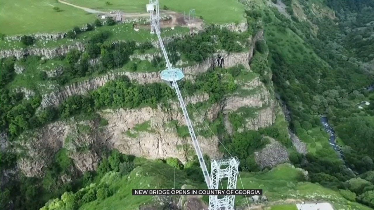 Diamond Bridge Opens In Country Of Georgia