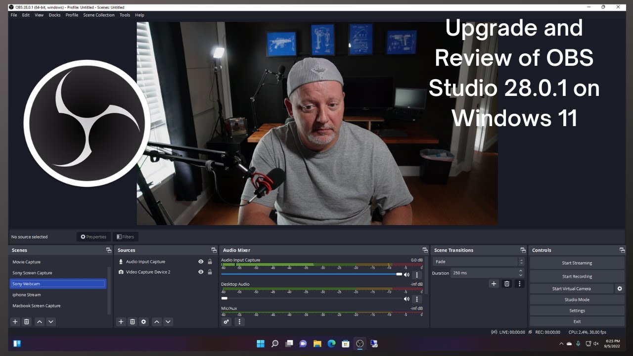 V28 Upgrade of OBS Studio on Windows 11 - BIG Update