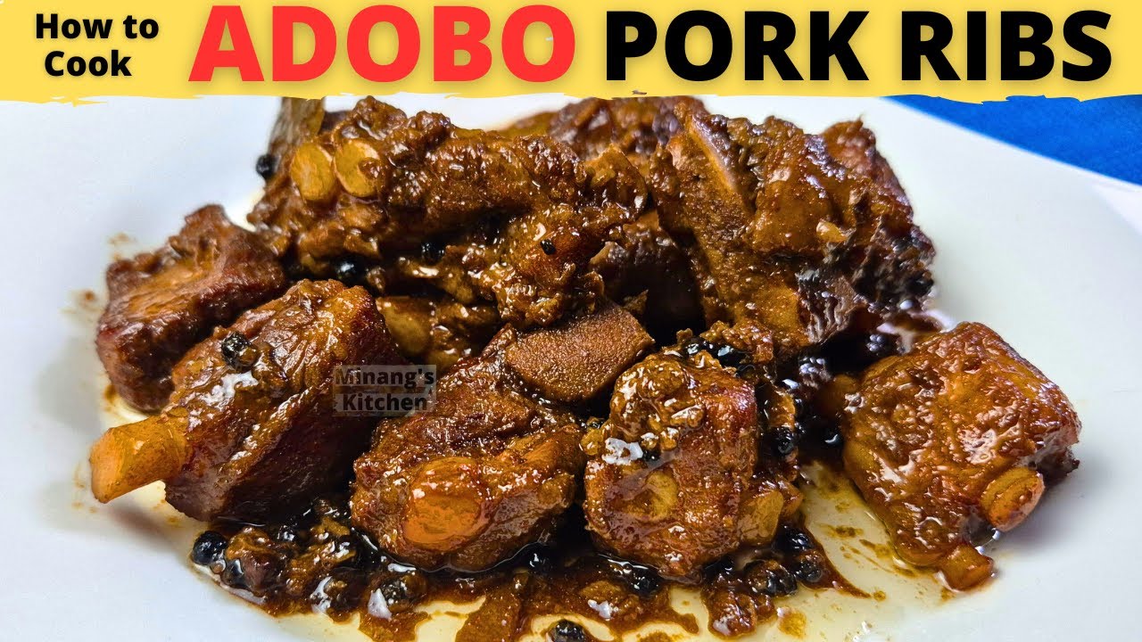 PORK RIBS ADOBO | Easy Pork ADOBO Recipe