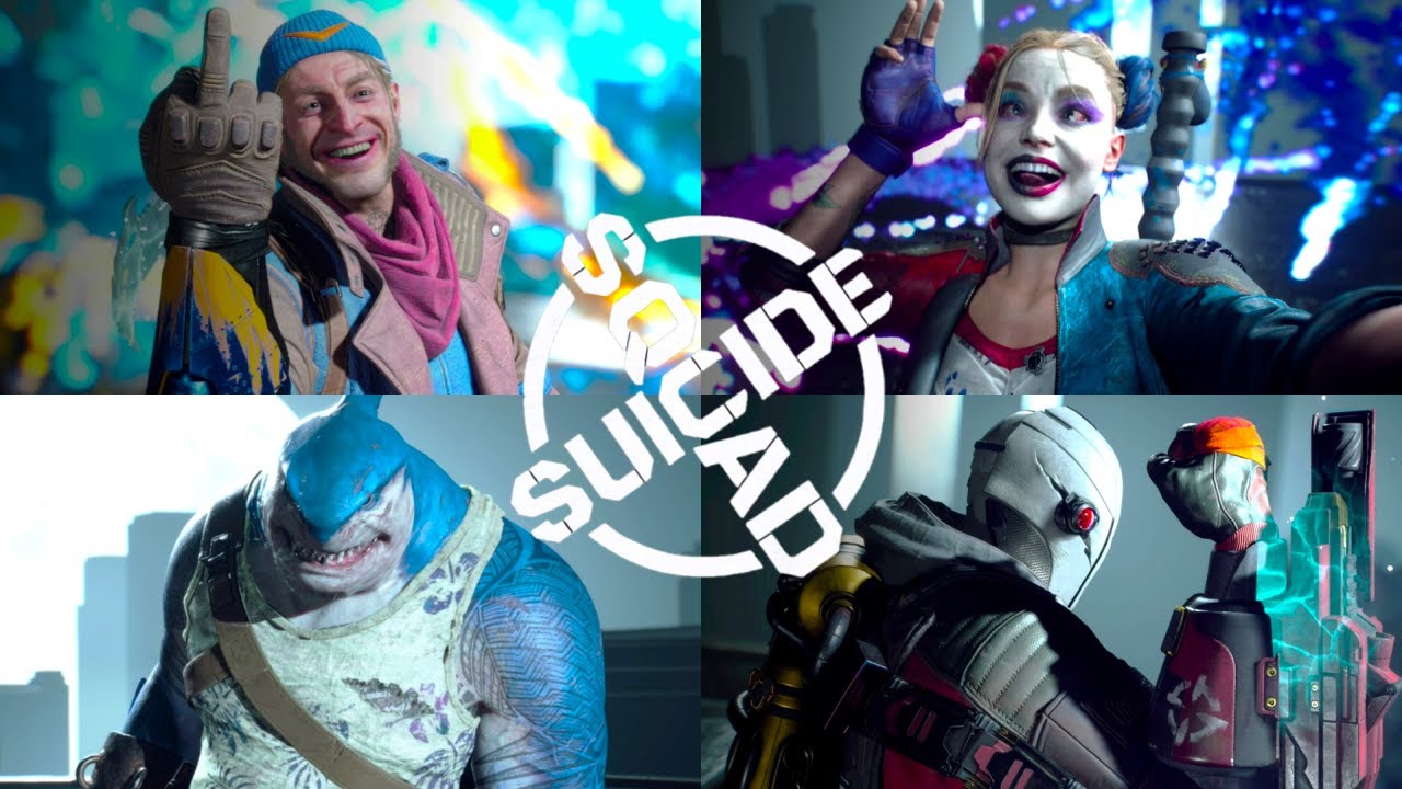 Suicide Squad: Kill The Justice League - All Emotes (4K 60FPS)