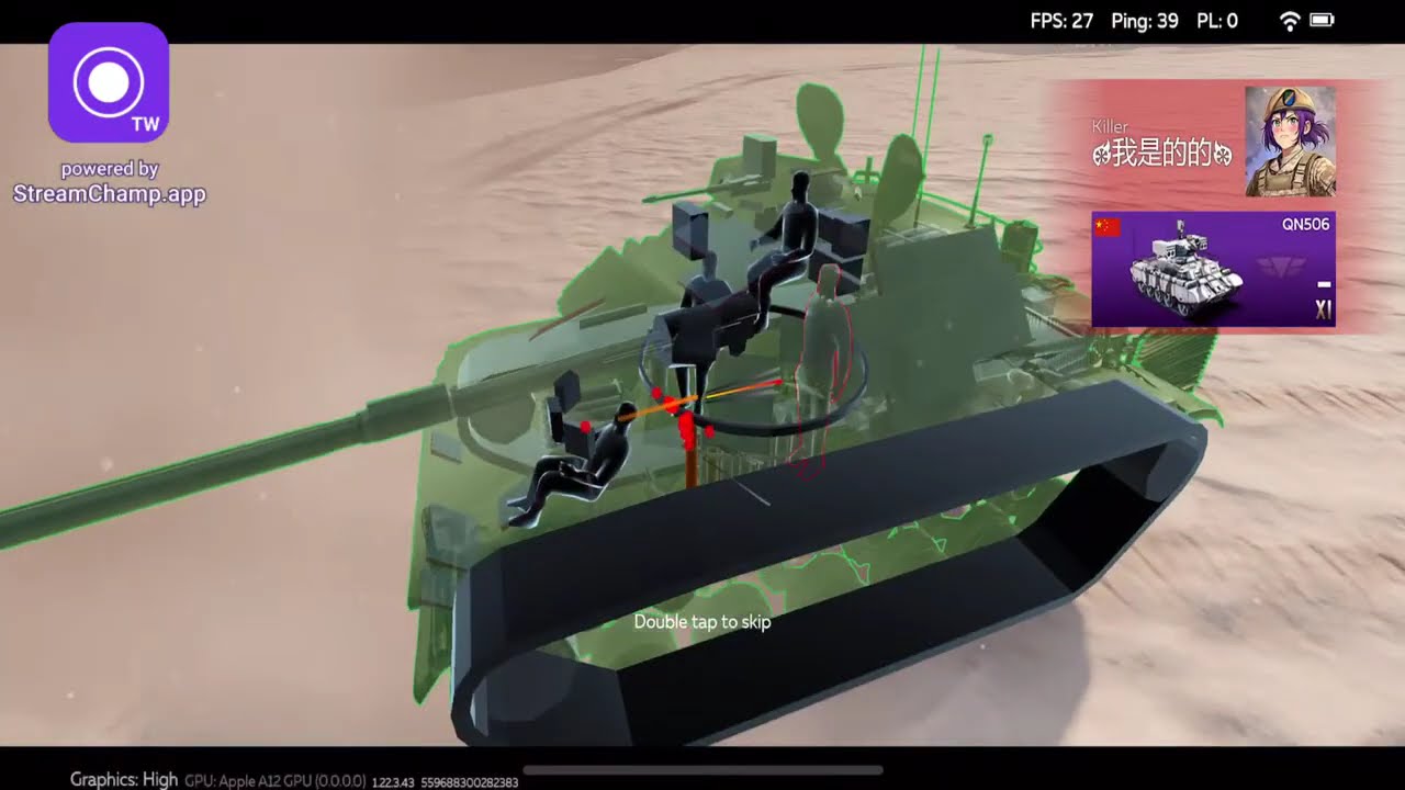War thunder tank Broadcast powered by StreamChamp