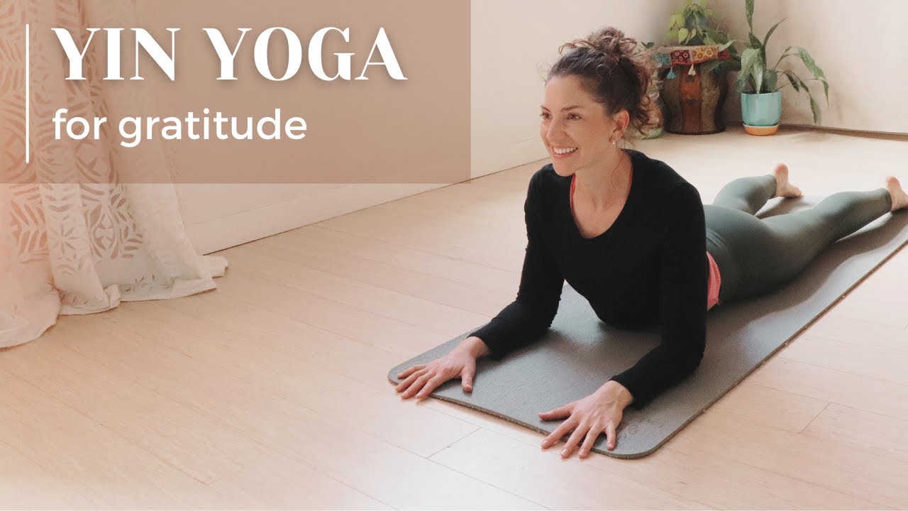 Yin Yoga For Gratitude I Mood Lifter I Heart and Shoulder Focus I 20 Min Practice